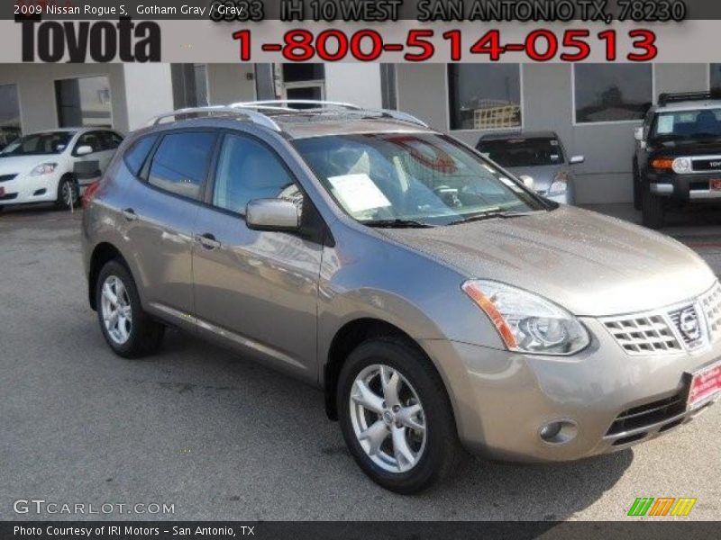 Gotham Gray / Gray 2009 Nissan Rogue S