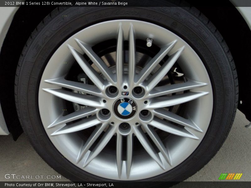 Alpine White / Savanna Beige 2012 BMW 1 Series 128i Convertible