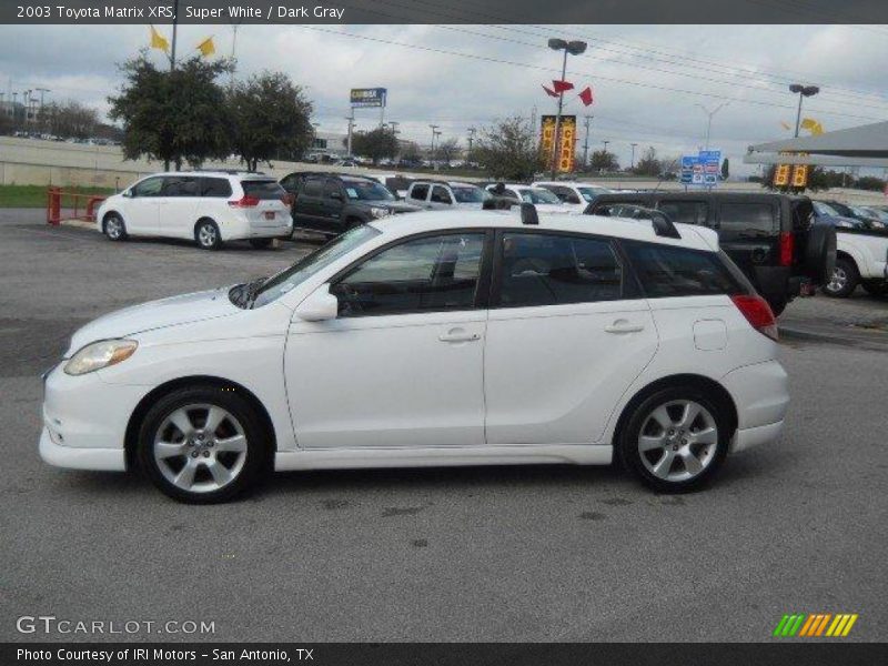 Super White / Dark Gray 2003 Toyota Matrix XRS