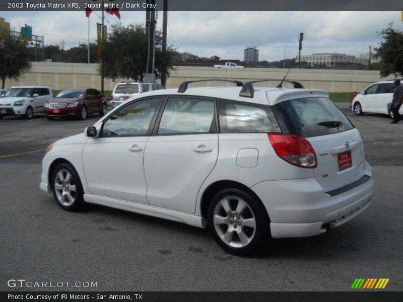 Super White / Dark Gray 2003 Toyota Matrix XRS