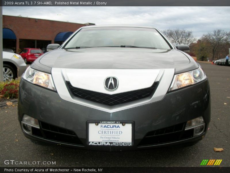 Polished Metal Metallic / Ebony 2009 Acura TL 3.7 SH-AWD