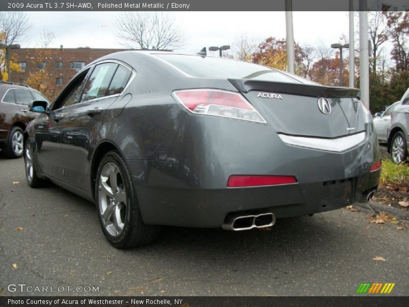 Polished Metal Metallic / Ebony 2009 Acura TL 3.7 SH-AWD