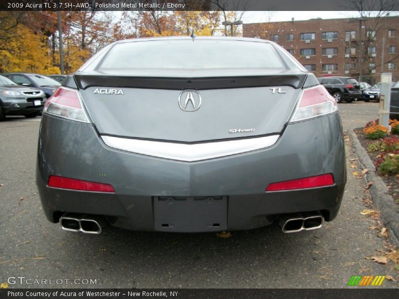 Polished Metal Metallic / Ebony 2009 Acura TL 3.7 SH-AWD