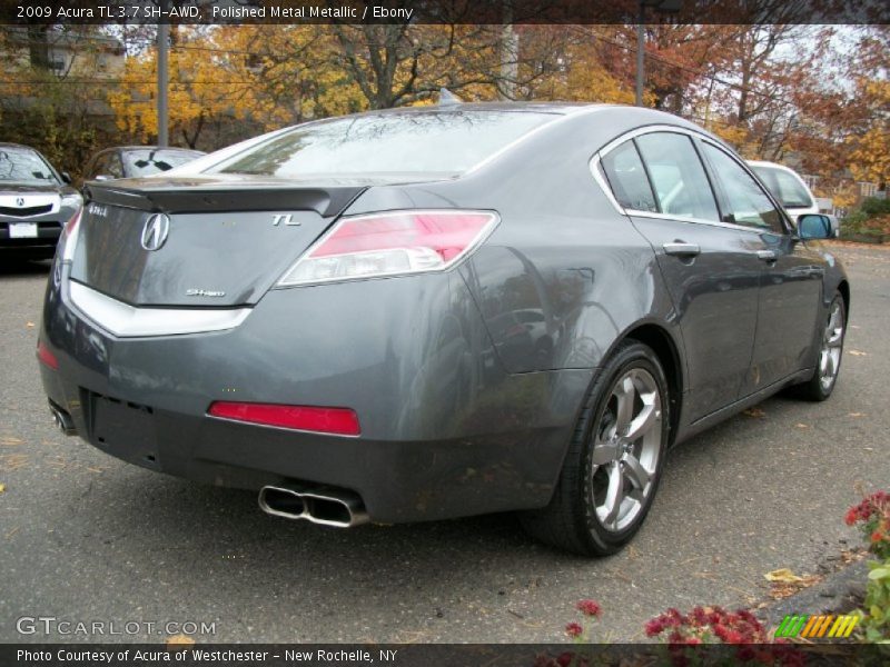 Polished Metal Metallic / Ebony 2009 Acura TL 3.7 SH-AWD