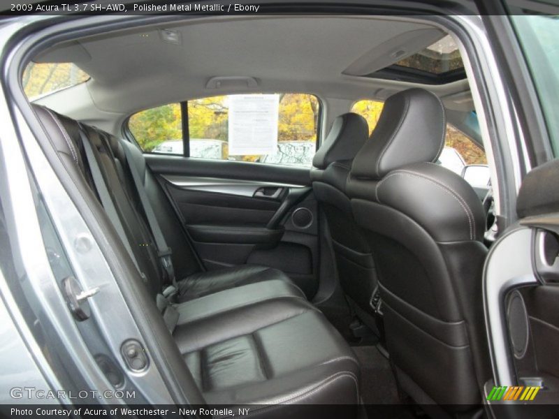 Polished Metal Metallic / Ebony 2009 Acura TL 3.7 SH-AWD