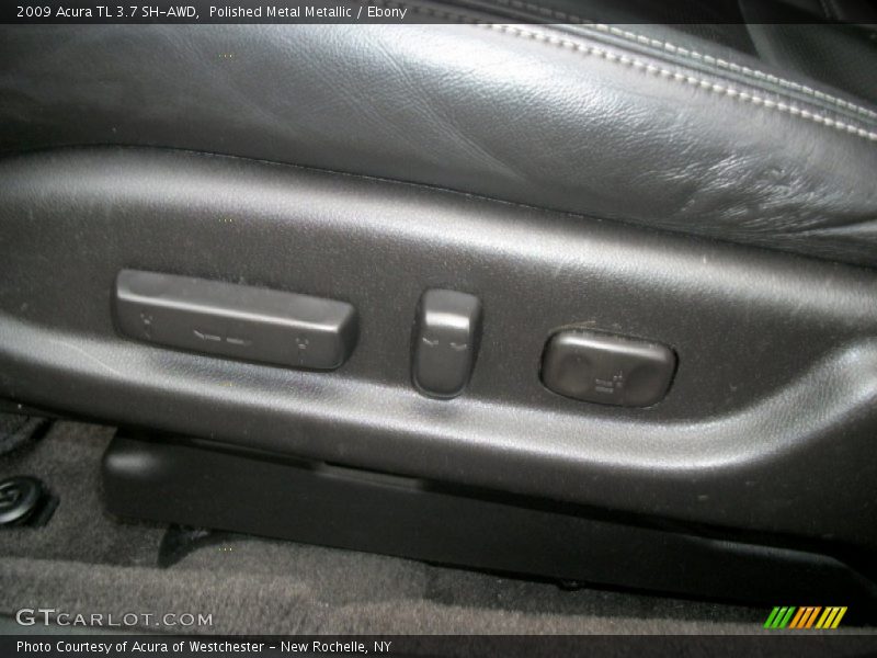 Polished Metal Metallic / Ebony 2009 Acura TL 3.7 SH-AWD
