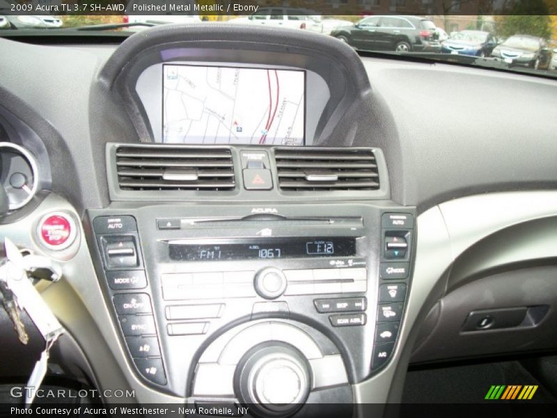 Polished Metal Metallic / Ebony 2009 Acura TL 3.7 SH-AWD