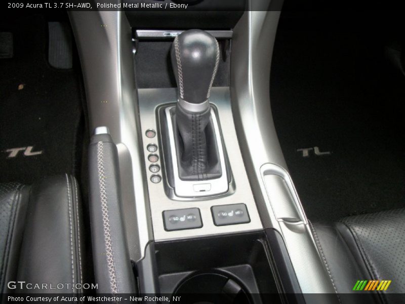 Polished Metal Metallic / Ebony 2009 Acura TL 3.7 SH-AWD