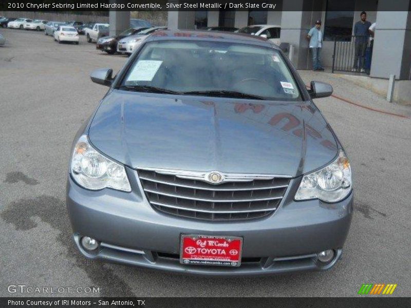 Silver Steel Metallic / Dark Slate Gray 2010 Chrysler Sebring Limited Hardtop Convertible