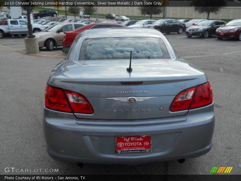 Silver Steel Metallic / Dark Slate Gray 2010 Chrysler Sebring Limited Hardtop Convertible