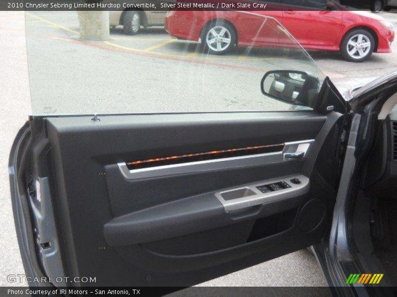 Silver Steel Metallic / Dark Slate Gray 2010 Chrysler Sebring Limited Hardtop Convertible