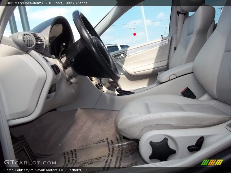 Black / Stone 2006 Mercedes-Benz C 230 Sport