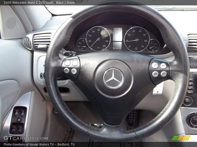 Black / Stone 2006 Mercedes-Benz C 230 Sport