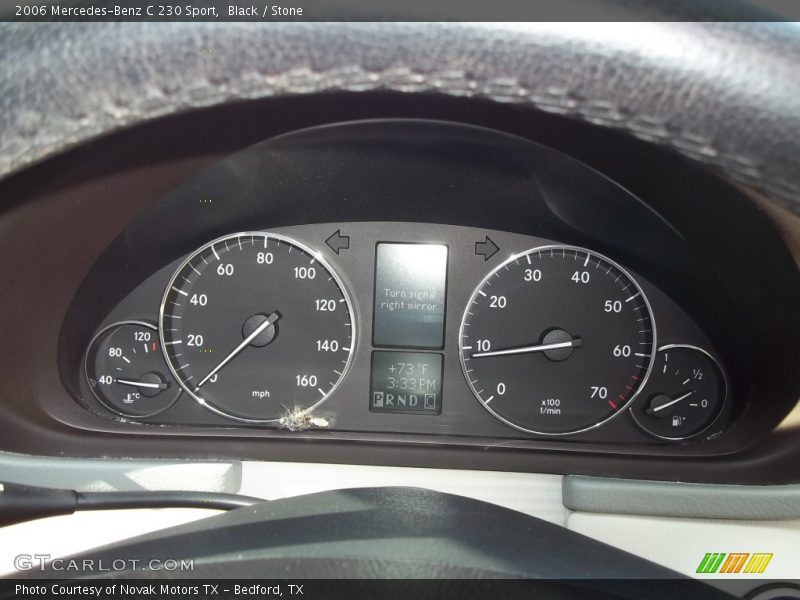 Black / Stone 2006 Mercedes-Benz C 230 Sport