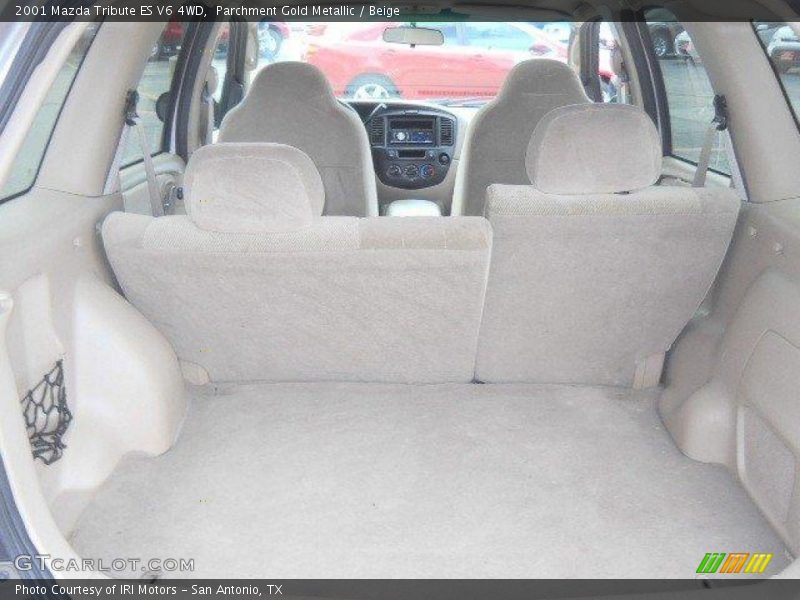 Parchment Gold Metallic / Beige 2001 Mazda Tribute ES V6 4WD