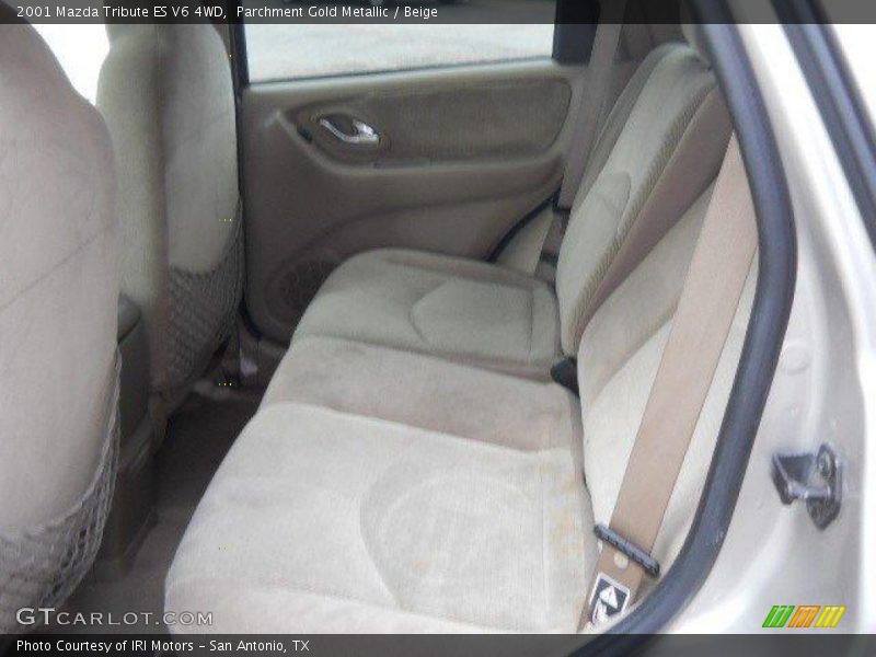 Parchment Gold Metallic / Beige 2001 Mazda Tribute ES V6 4WD