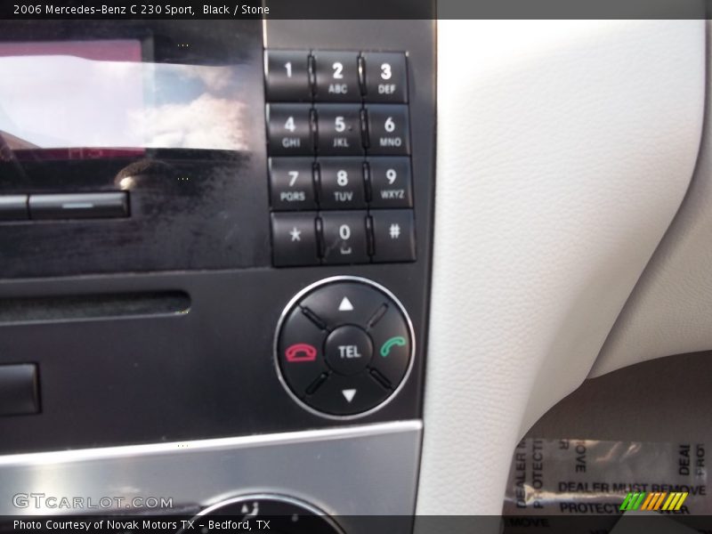 Black / Stone 2006 Mercedes-Benz C 230 Sport