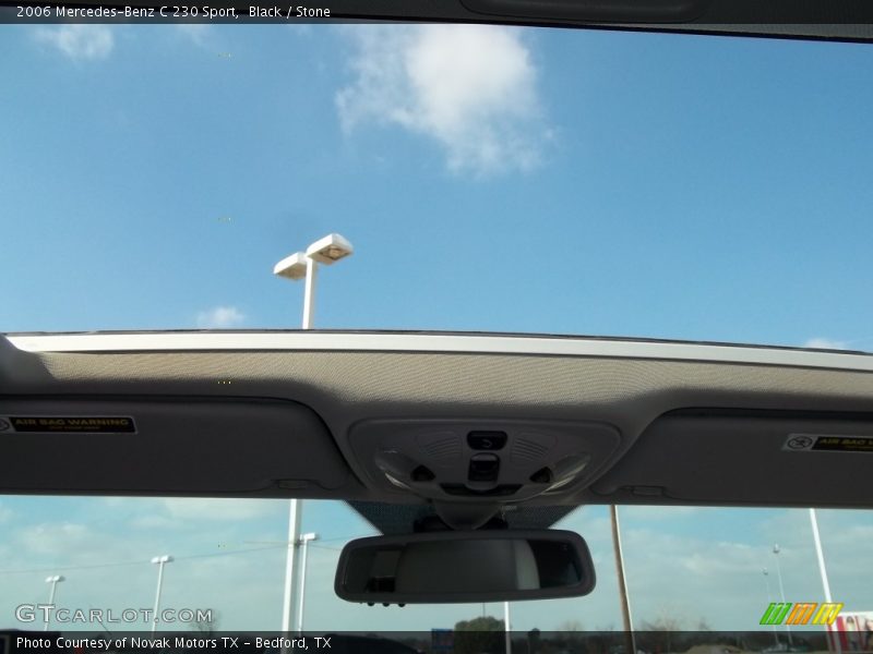 Black / Stone 2006 Mercedes-Benz C 230 Sport