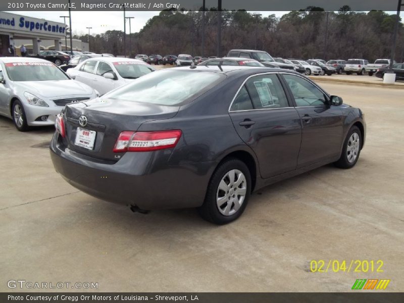 Magnetic Gray Metallic / Ash Gray 2010 Toyota Camry LE