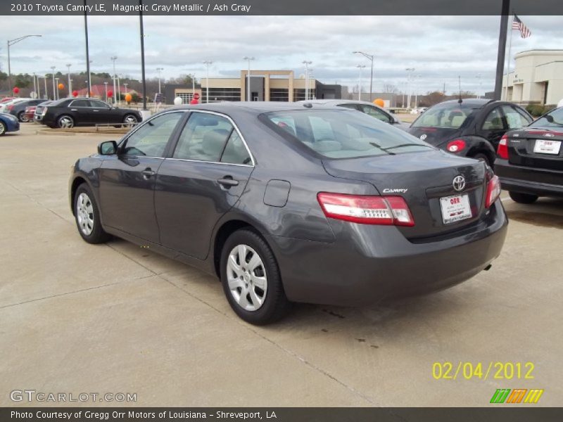 Magnetic Gray Metallic / Ash Gray 2010 Toyota Camry LE
