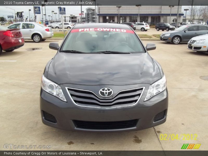 Magnetic Gray Metallic / Ash Gray 2010 Toyota Camry LE