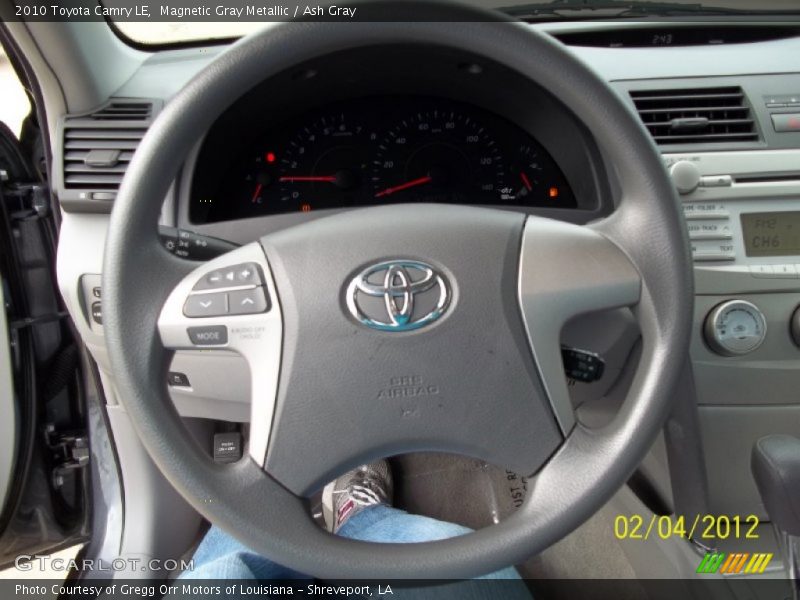 Magnetic Gray Metallic / Ash Gray 2010 Toyota Camry LE