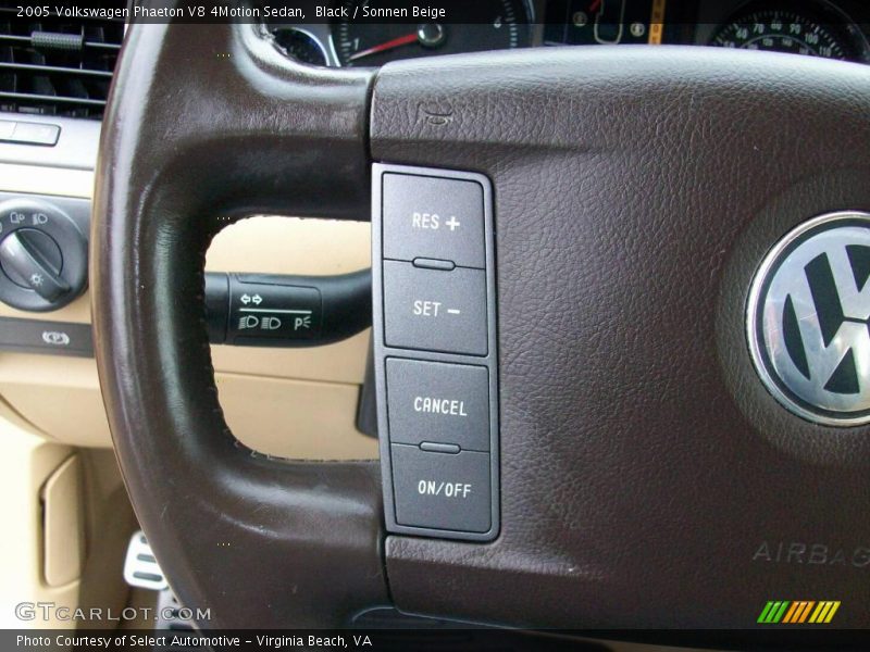 Black / Sonnen Beige 2005 Volkswagen Phaeton V8 4Motion Sedan