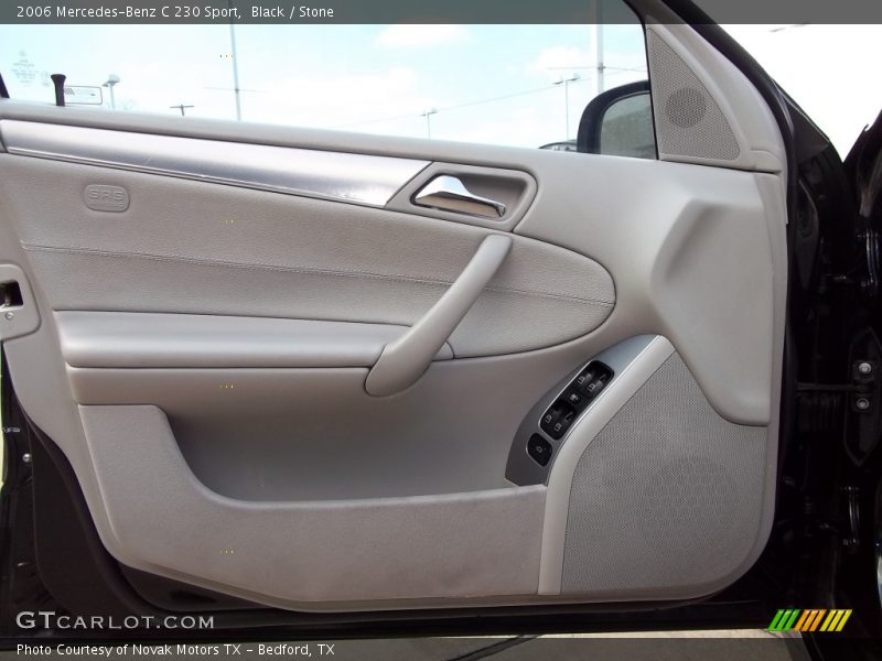 Black / Stone 2006 Mercedes-Benz C 230 Sport