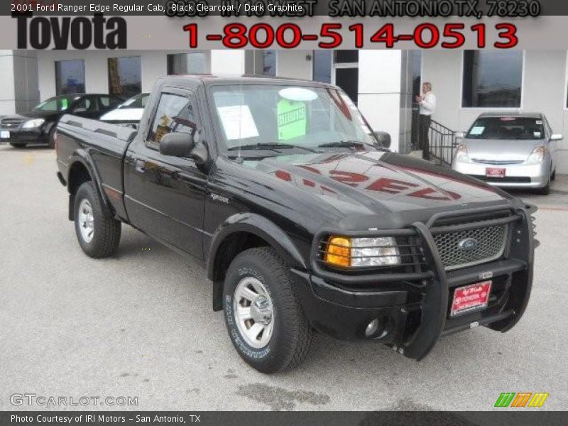 Black Clearcoat / Dark Graphite 2001 Ford Ranger Edge Regular Cab