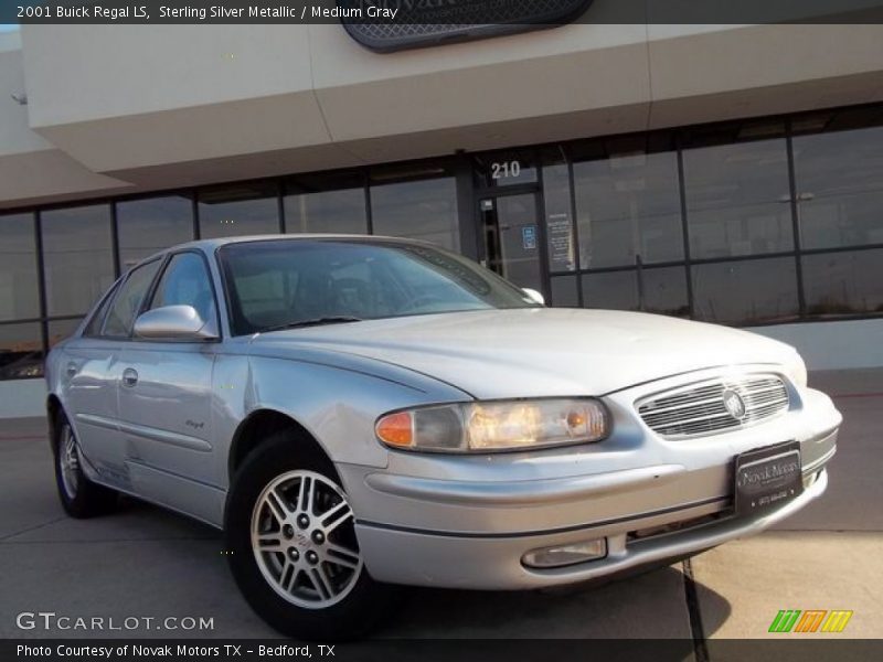 Sterling Silver Metallic / Medium Gray 2001 Buick Regal LS