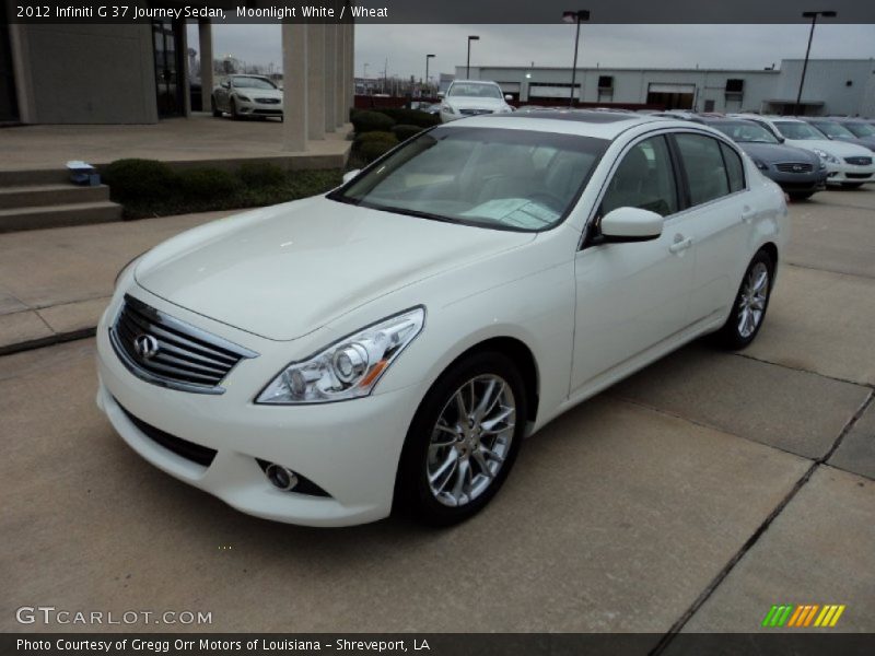 Moonlight White / Wheat 2012 Infiniti G 37 Journey Sedan