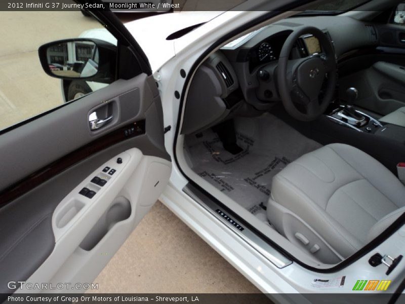 Moonlight White / Wheat 2012 Infiniti G 37 Journey Sedan