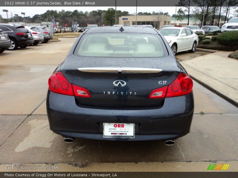 Blue Slate / Wheat 2012 Infiniti G 37 Journey Sedan