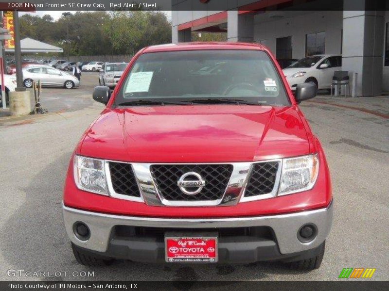 Red Alert / Steel 2008 Nissan Frontier SE Crew Cab