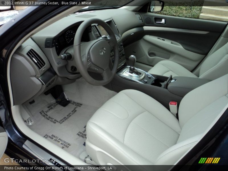  2012 G 37 Journey Sedan Wheat Interior