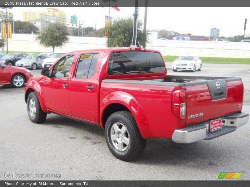 Red Alert / Steel 2008 Nissan Frontier SE Crew Cab