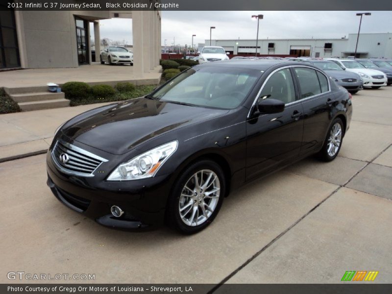 Black Obsidian / Graphite 2012 Infiniti G 37 Journey Sedan