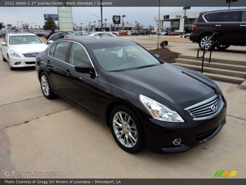 Black Obsidian / Graphite 2012 Infiniti G 37 Journey Sedan