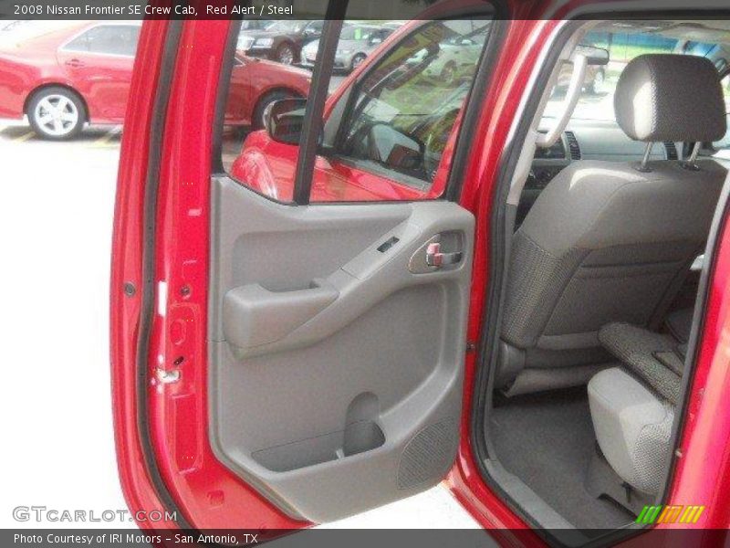 Red Alert / Steel 2008 Nissan Frontier SE Crew Cab