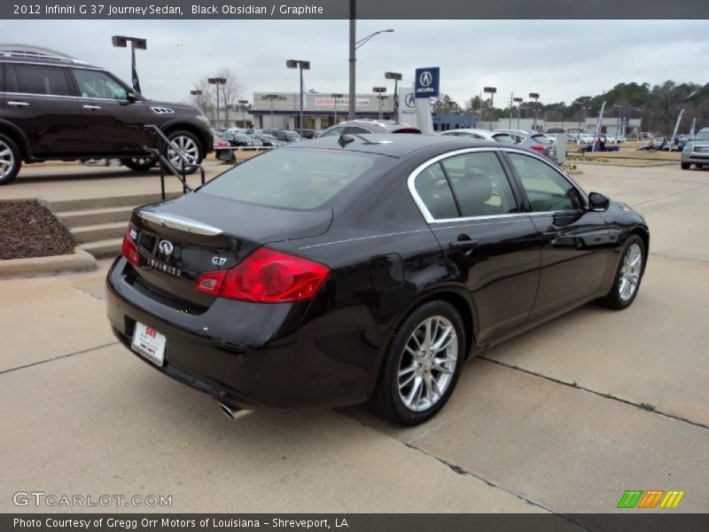 Black Obsidian / Graphite 2012 Infiniti G 37 Journey Sedan
