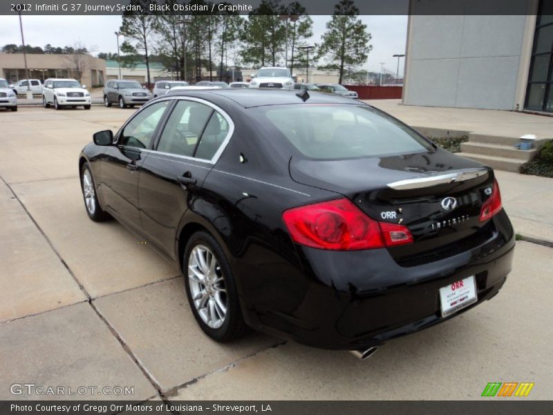 Black Obsidian / Graphite 2012 Infiniti G 37 Journey Sedan