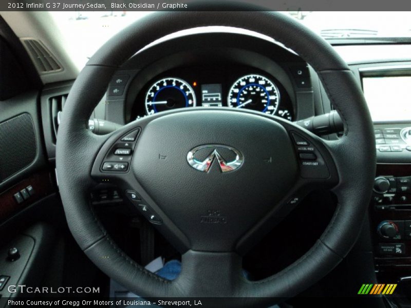 Black Obsidian / Graphite 2012 Infiniti G 37 Journey Sedan