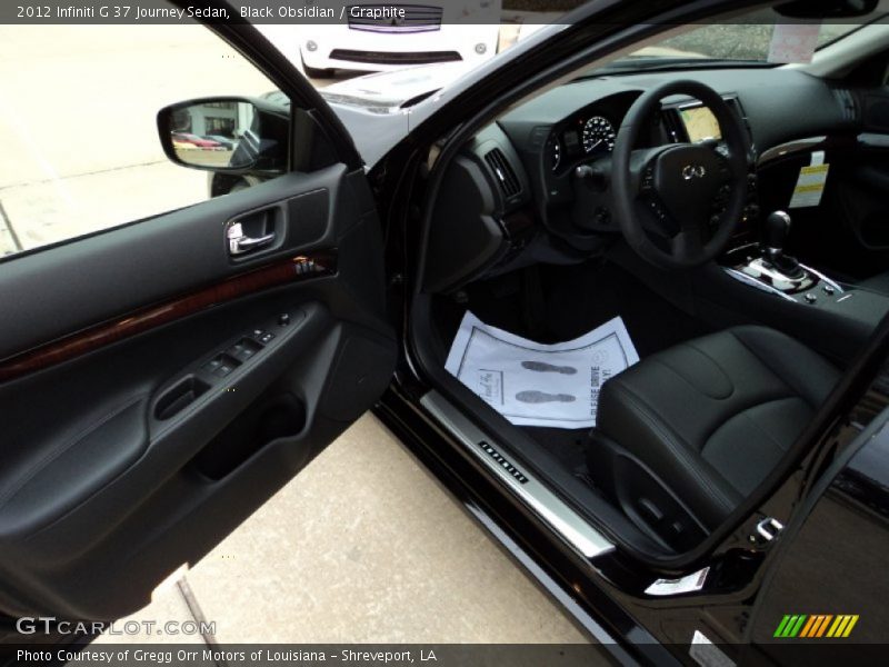 Black Obsidian / Graphite 2012 Infiniti G 37 Journey Sedan