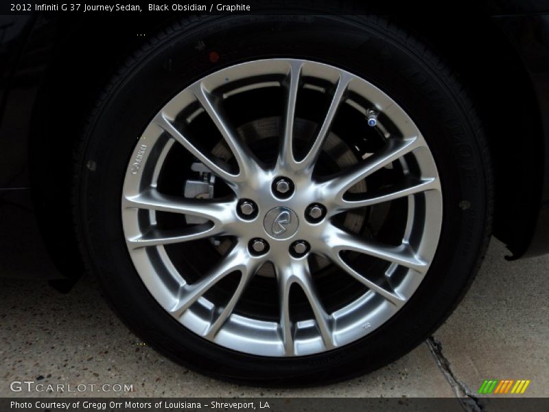 Black Obsidian / Graphite 2012 Infiniti G 37 Journey Sedan