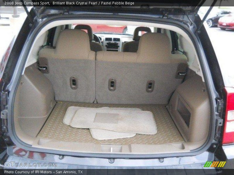 Brilliant Black Crystal Pearl / Pastel Pebble Beige 2008 Jeep Compass Sport