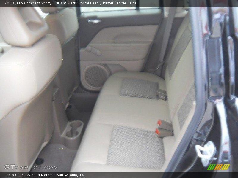 Brilliant Black Crystal Pearl / Pastel Pebble Beige 2008 Jeep Compass Sport