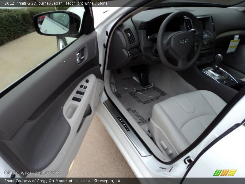 Moonlight White / Stone 2012 Infiniti G 37 Journey Sedan