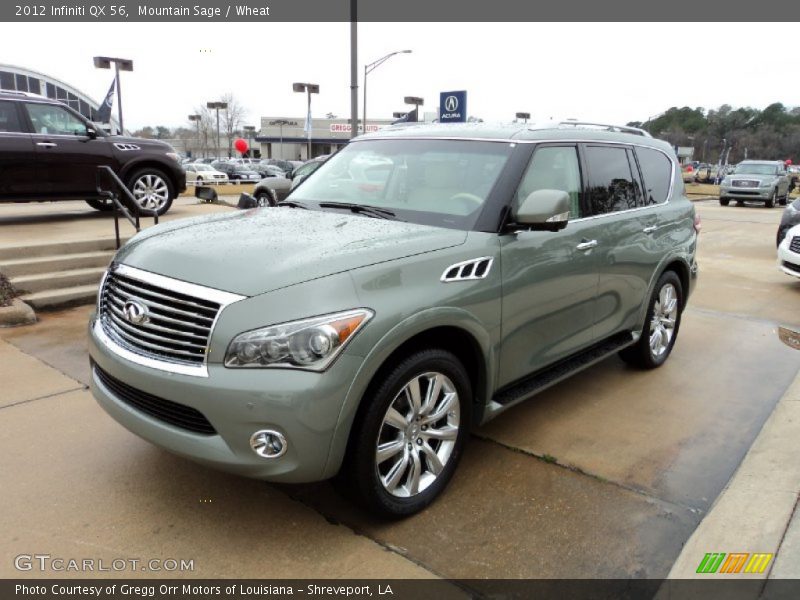 Mountain Sage / Wheat 2012 Infiniti QX 56