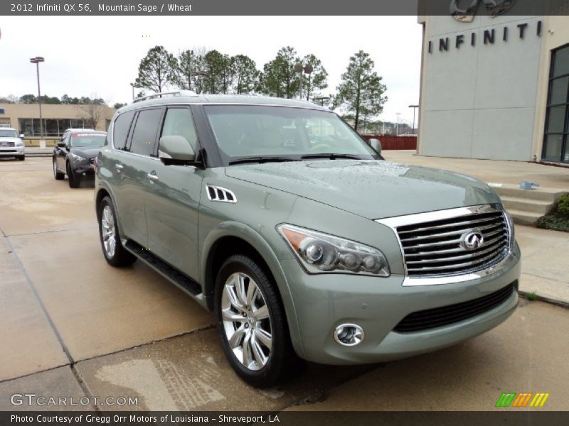 Front 3/4 View of 2012 QX 56