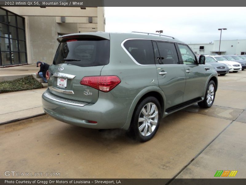 Mountain Sage / Wheat 2012 Infiniti QX 56